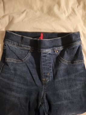 SPANX Women's Slim Jeans in Dark Blue Denim